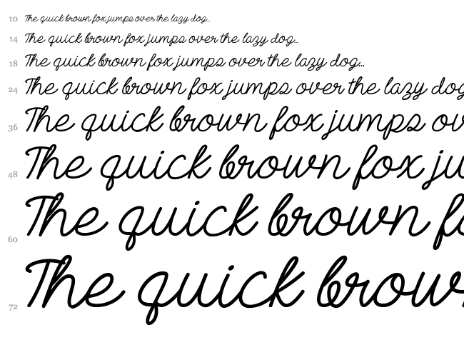 End of the dream font waterfall